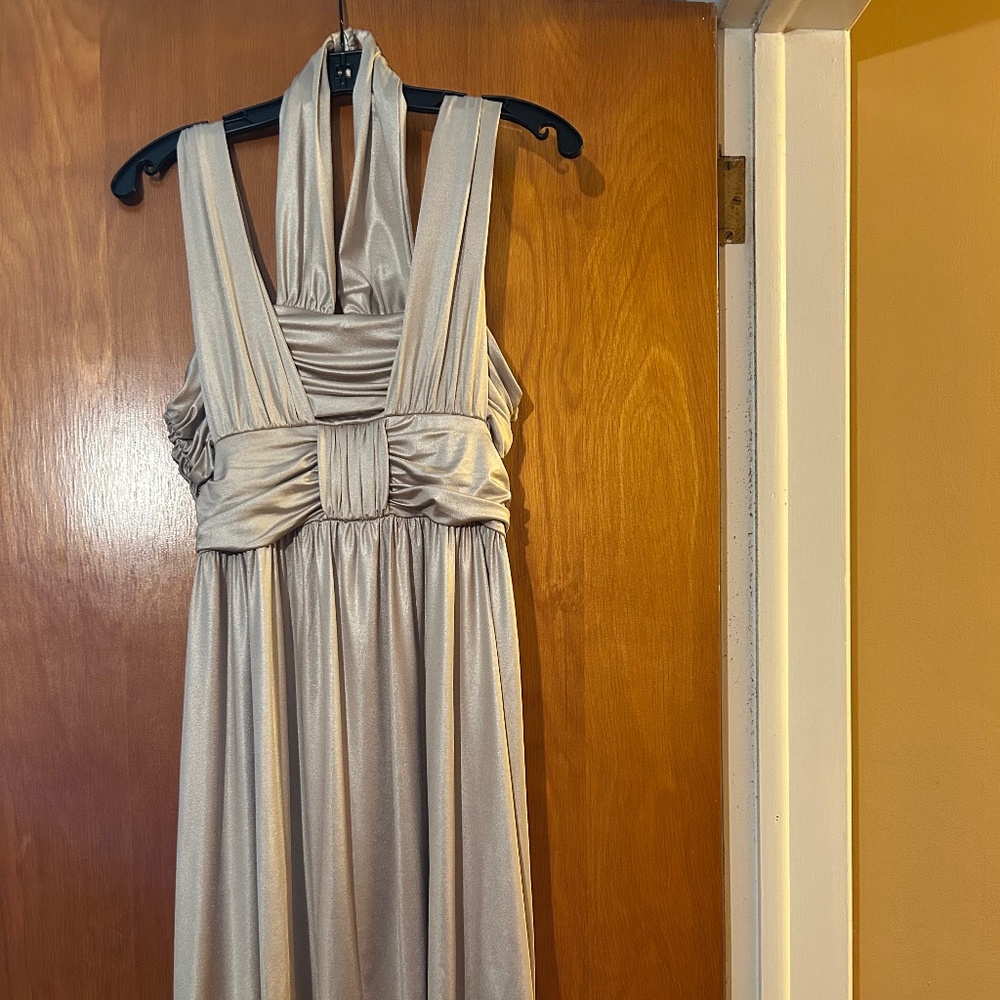 BCBG Bloomingdale's Brand New Metallic Dress